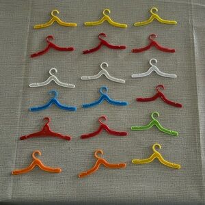 18. vintage Barbie Doll Clothes Hangers